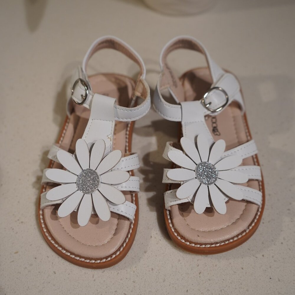 Flaryzone Girls Sandals Summer Flats Dress Sandals Shoes Toddler/Little Kid